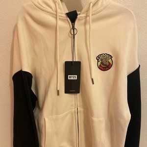 Bt21 zip-up hoodie